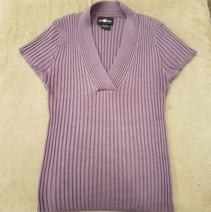 Short sleeve sweater